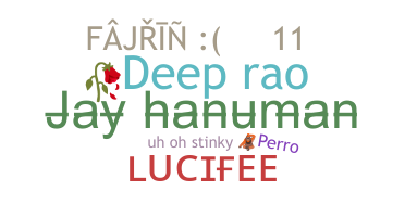 Nickname - Lucifee