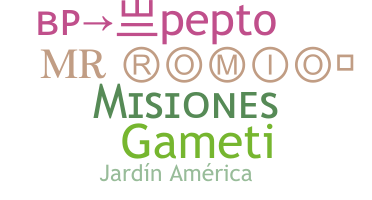 Nickname - Misiones