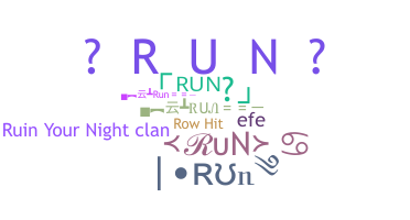 Nickname - RUN