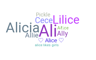 Nickname - Alice