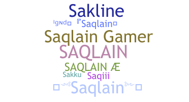 Nickname - Saqlain