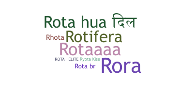 Nickname - Rota