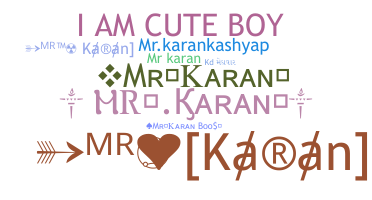 Nickname - Mrkaran