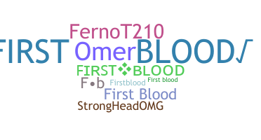 Nickname - firstblood