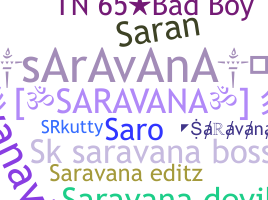 Nickname - Saravana