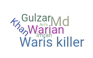 Nickname - Waris