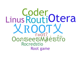 Nickname - root