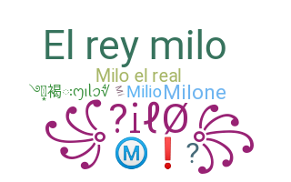 Nickname - milo