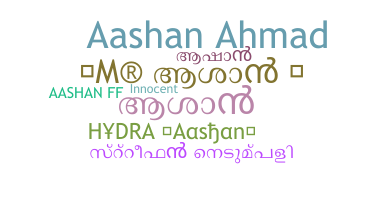 Nickname - Aashan