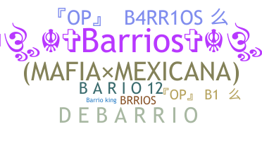 Nickname - Barrios
