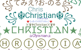 Nickname - Christian