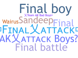 Nickname - FinalAttack