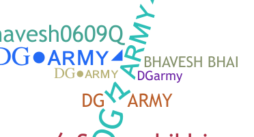 Nickname - Dgarmy