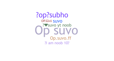 Nickname - Opsuvo