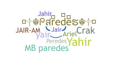 Nickname - Paredes