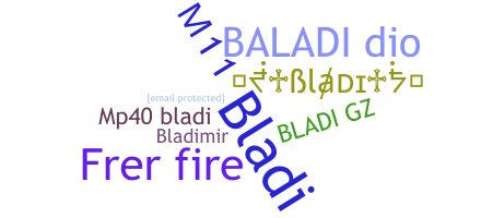 Nickname - bladi