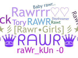 Nickname - Rawr