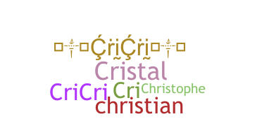 Nickname - cricri