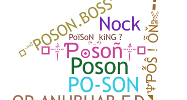 Nickname - poson