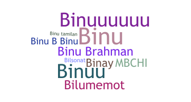 Nickname - binu