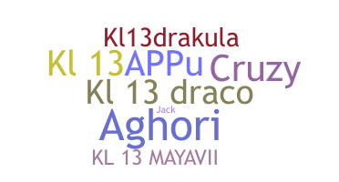 Nickname - KL13