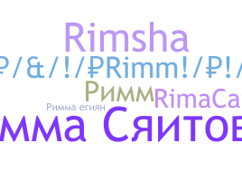 Nickname - Rimma