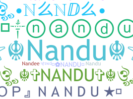 Nickname - Nandu