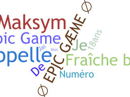 Nickname - EpicGame