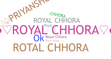 Nickname - Royalchhora