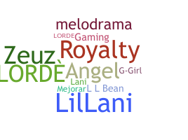 Nickname - LORDE