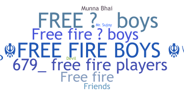 Nickname - Freefireboys