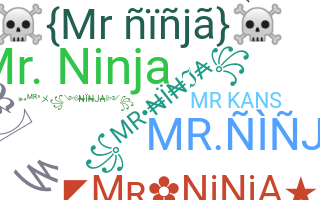 Nickname - MrNinja