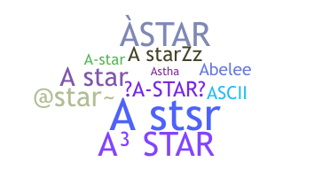 Nickname - Astar