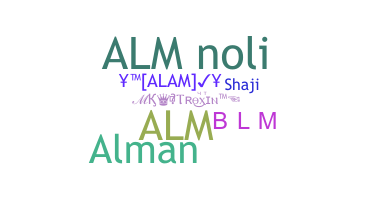 Nickname - alm