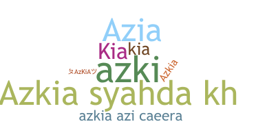 Nickname - azkia