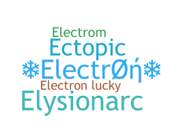 Nickname - electron