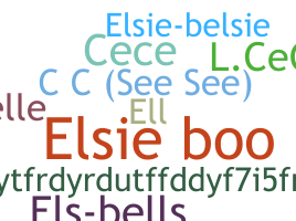 Nickname - Elsie