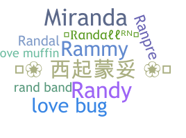 Nickname - Randall