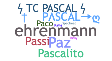 Nickname - Pascal