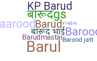 Nickname - barud