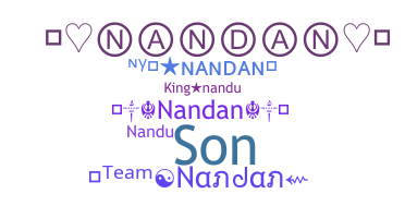 Nickname - Nandan