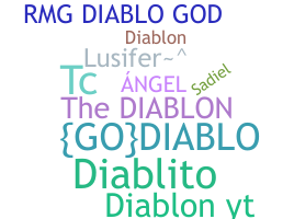 Nickname - diablon