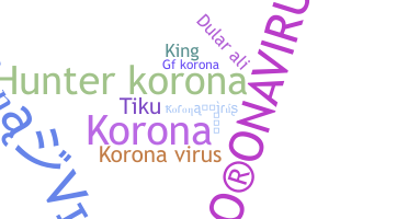 Nickname - koronavirus