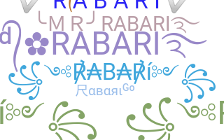 Nickname - Rabari