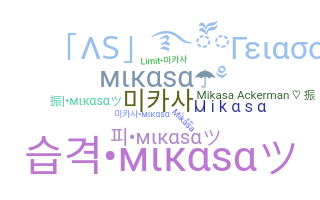 Nickname - Mikasa