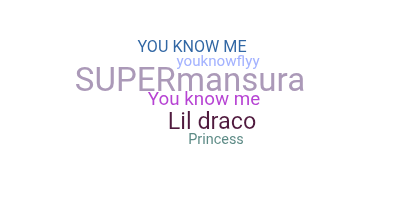 Nickname - YOUKNOWME