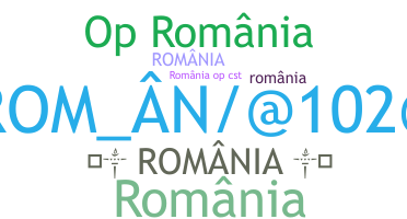 Nickname - Romnia