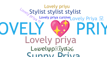 Nickname - Lovelypriya