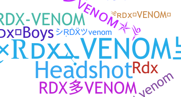 Nickname - RDXVENOM