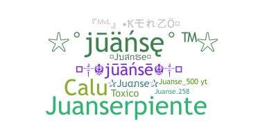 Nickname - Juanse